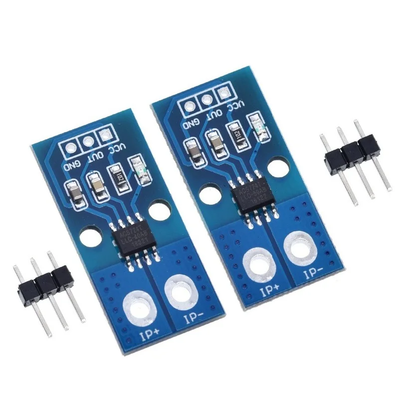 ACS724TLLCR 40A 50A Range Hall Current Sensor Module ACS724 For Arduino | Электронные компоненты и принадлежности