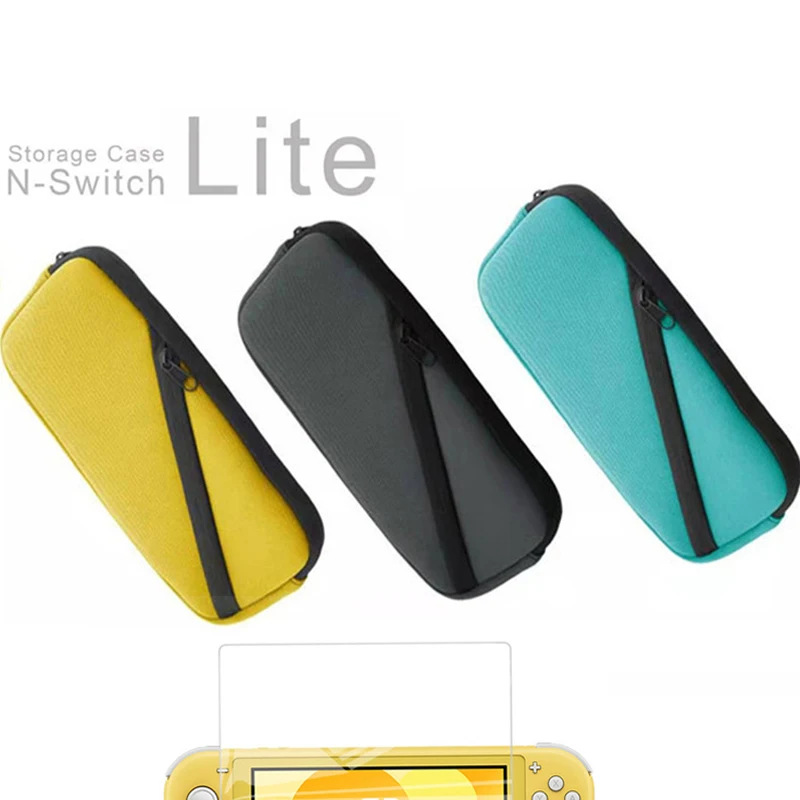 Чехол для Nintendo Switch Lite мягкая ткань портативный чехол защитный с пленкой |