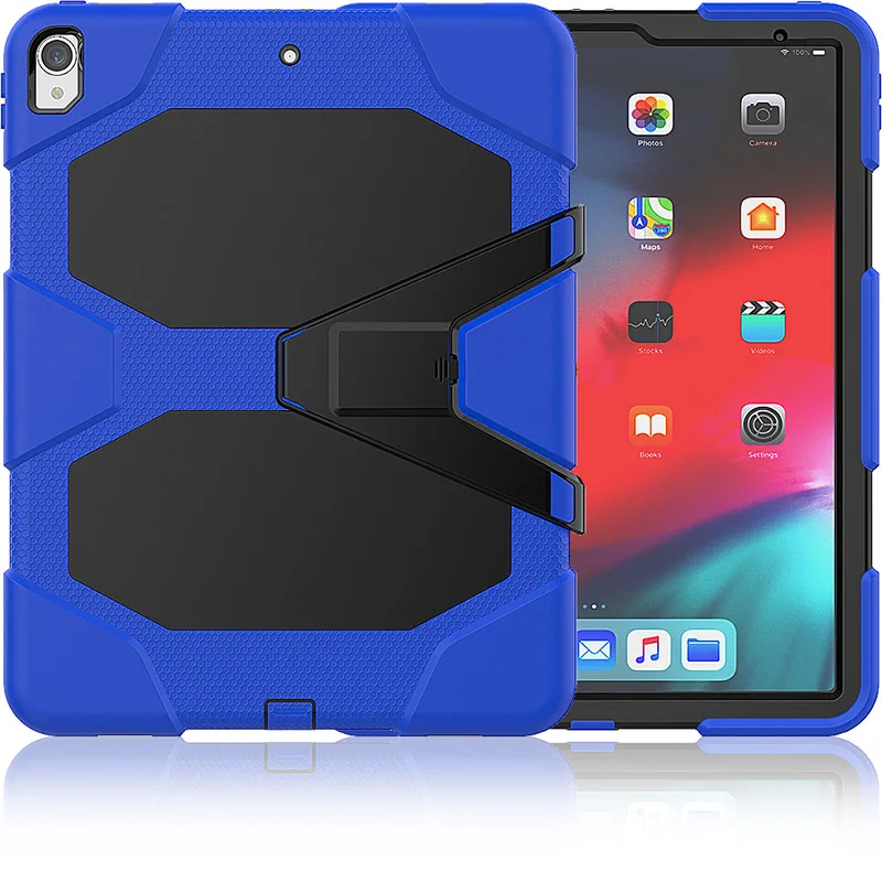 Для iPad Pro 12,9 чехол силиконовый ударопрочный чехол для телефона держатель руки жесткий Встроенный экран полная защита для корпуса