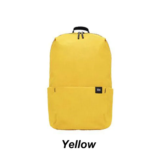 yellow Xiaomi Mi рюкзак 10л сумка 9 цветов 165 г городской Досуг Спортивный нагрудный пакет сумки для мужчин и женщин маленький размер плеча Unise - Цвет: yellow