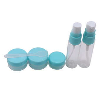

Liquid Shampoo Perfume Pot Portable Shampoo Storage Makeup Refillable Container 6PCS Mini Travel Set Empty Press Spray Bottles