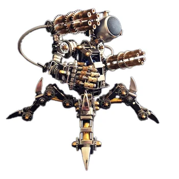 

313Pcs DIY Stainless Steel 3D Mental Puzzle Model Set Magnetic Mecha Model Bluetooth Speakers - Magnetic Chaser Assembly Version