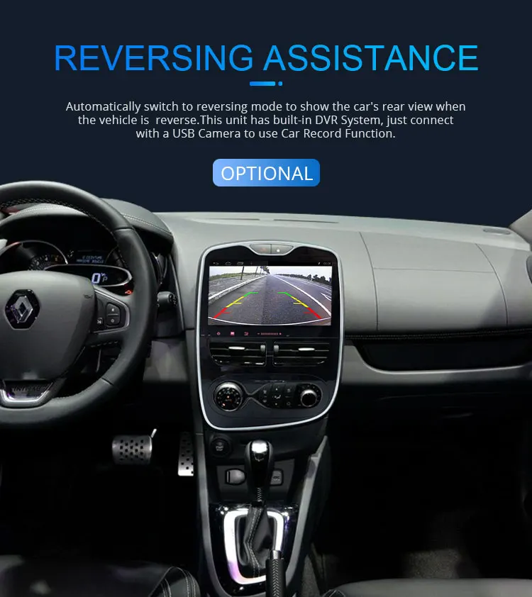 Discount LJHANG 10.1" Android 9.0 Car Radio For Renault CLIO 2015 2016 2017 GPS WIFI 1 DIN Auto Stereo Multimedia Player 8 Core IPS USB 12