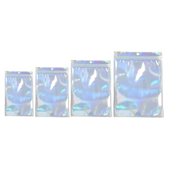 

100Pcs Aluminum Foil Bags Pouch Reusable Food Storage Sample Packet