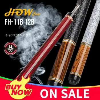 

Original HOW Pool Cue FH-11B/12B Irish Line Handmade Professional Black8 Cue Billiard Pool Stick Genuine 13 mm Tip Billiard Cue