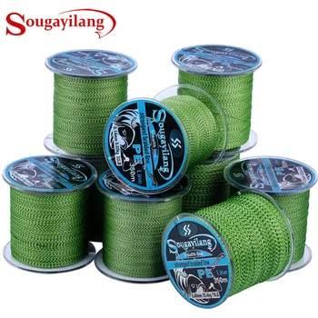 

Sougayilang Braid Fishing Line 150M 350M 550M 4 Strands Super Strong Speckled Multifilament Fishing Wire Carp Fishing 20-78LB