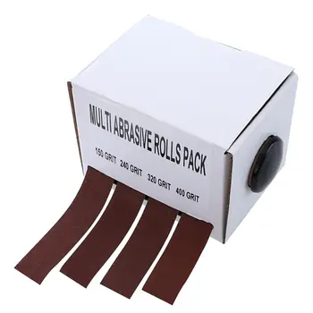 

6 Meter 150-400 Grit Emery Cloth Roll Polishing Sandpaper for Grinding Tools Metalworking Woodworking Good Quality 63HF