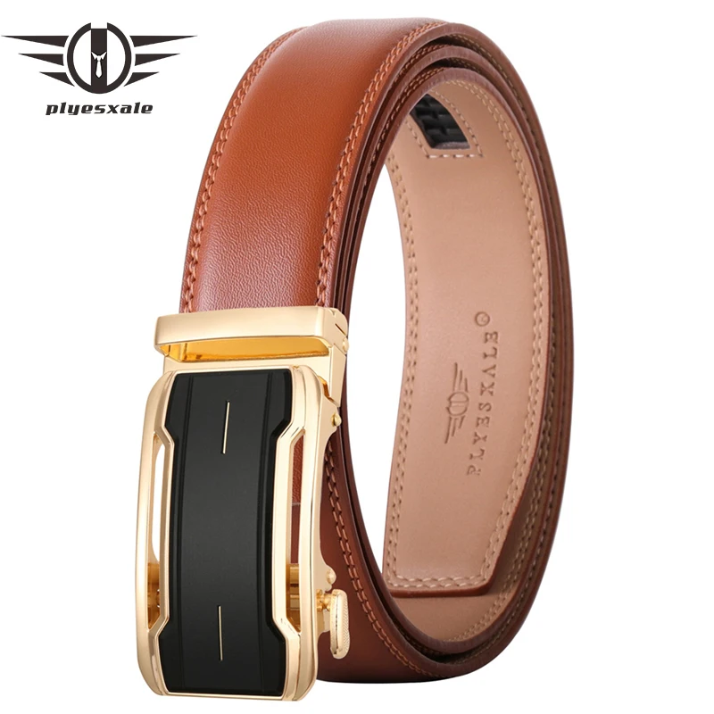 

Ремень мужской из натуральной кожи, синий, с автоматической пряжкой, B536, 2021