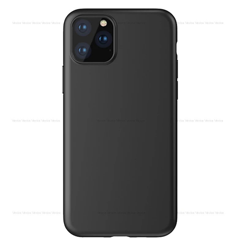 pics Matte Black Phone Case Iphone 11 black silicone case for iphone 11 12 pro max 12 mini cover matte soft tpu case for iphone 11 12pro 12 mini slim back coque funda