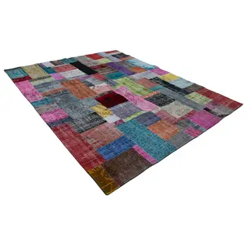

251x305 Cm Multicolor Handmade Patchwork Rug-8x10 Ft