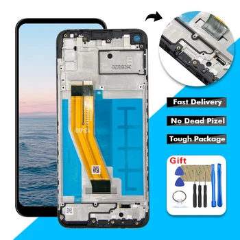 

Original For Samsung Galaxy M11 M115 SM-M115 M115F M115G/DS LCD Display Touch Screen Digitizer Glass Assembly with Frame