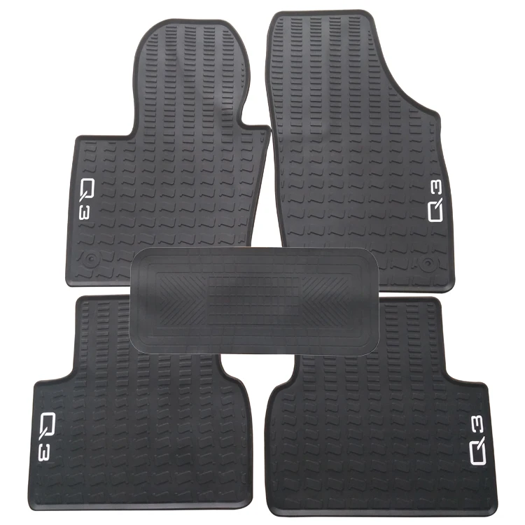 Special Rubber Car Floor Mats For Audi A1 Q3 20112017 Year Durable