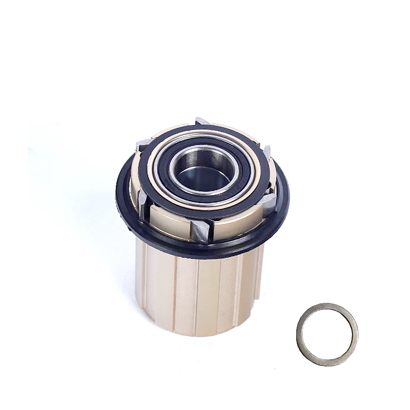 Bicycle Rear Hub Bearing, 6 Claw Tower Base, Aluminum Alloy Cube Bike Part MTB Bike Part Freehub Body 8, 9, 10, 11S, AL7075