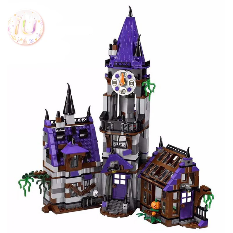 BELA 10432 Scooby Doo Mystery набор особняк модель строительные блоки подарок на день рождения игрушки для детей 860 шт совместимые 75904