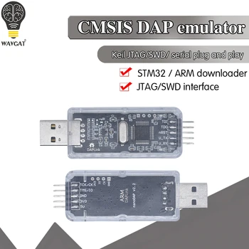 

CMSIS DAP/DAPLink Emulator JTAG SWD serial Port/ U Disk Drag and Drop Super JLINK/STLINK