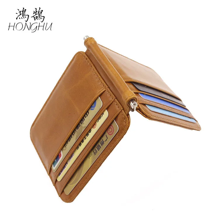 

First Layer Organ Genuine Leather niu pi ka Bag Single Zipper for Both Men And Women Unisex Purse