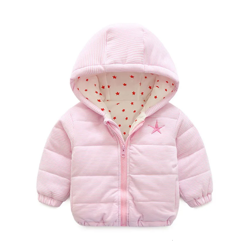 Benemaker/новые детские зимние куртки высокого качества в полоску для девочек и мальчиков; детская одежда; теплая верхняя одежда; ветровка; Детские пальто; YJ089