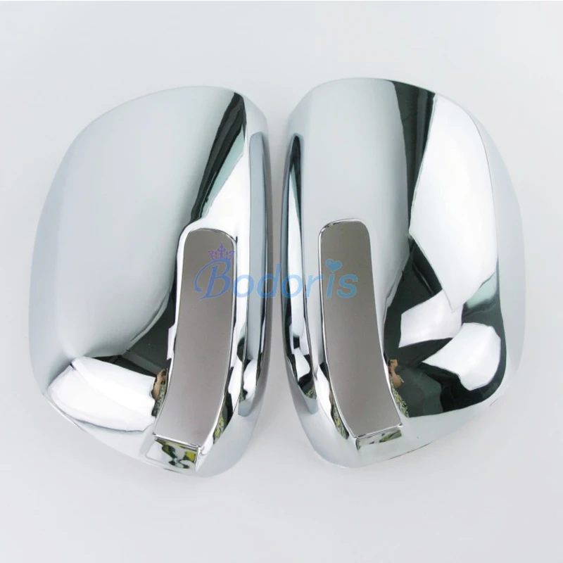 

For Toyota Hilux Vigo 2012 2013 2014 Side Wing Mirror Cover With Hole Door Rear View Overlay Chrome Car Styling Accessories