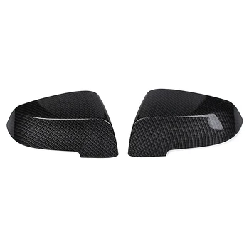 

1 Pair Carbon Fiber Side Wing Replacement Rearview Mirror Cover Cap for BMW F10 F11 2014 2015 2016 2017