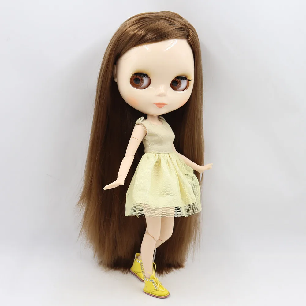 Ледяная фабрика Blyth кукла 1/6 BJD индивидуальные обнаженные тела с белой кожей, глянцевое лицо, подарок для девочки, игрушка