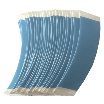 36 pieces 7.6 cm* 2.2 cm blue double side tape lace front wig tape arc double sided Tape for toupee wig adhesive 1