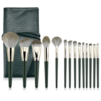 

ZOREYA Makeup Brush Set 14pcs Make Up Brushes With PU Leather Bag Powder Blusher Concealer and Eyeshadow Brushes 2020 New