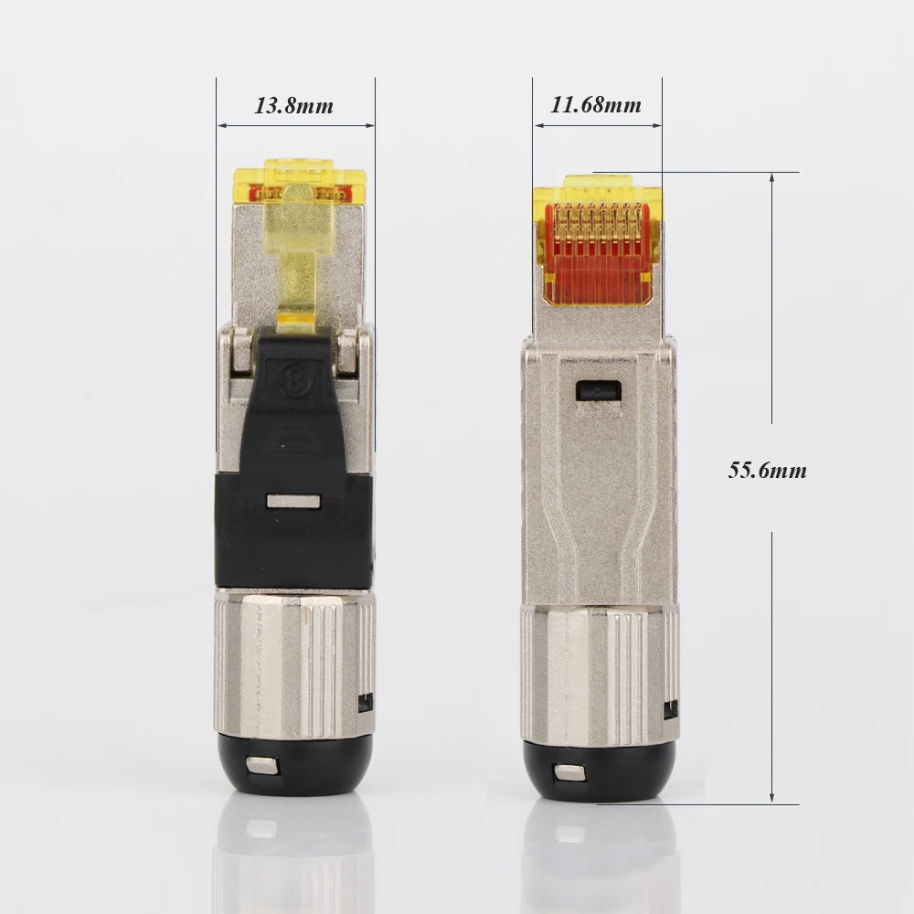 Monosaudio Cat 8 RJ45 разъемы инструмент свободный легко экранированный разъем