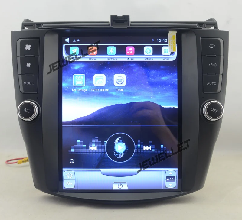 

10.4" tesla style vertical screen Octa core Android 8.1 Car GPS radio Navigation for Honda Accord 2003-2007