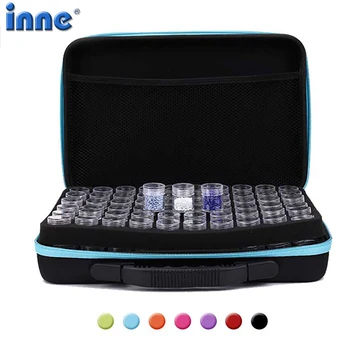 

INNE 15/30/60/120 Bottles Diamond Painting Accessories Container Storage Bag Carry Case Holder Box Embroidery Tools Organizer
