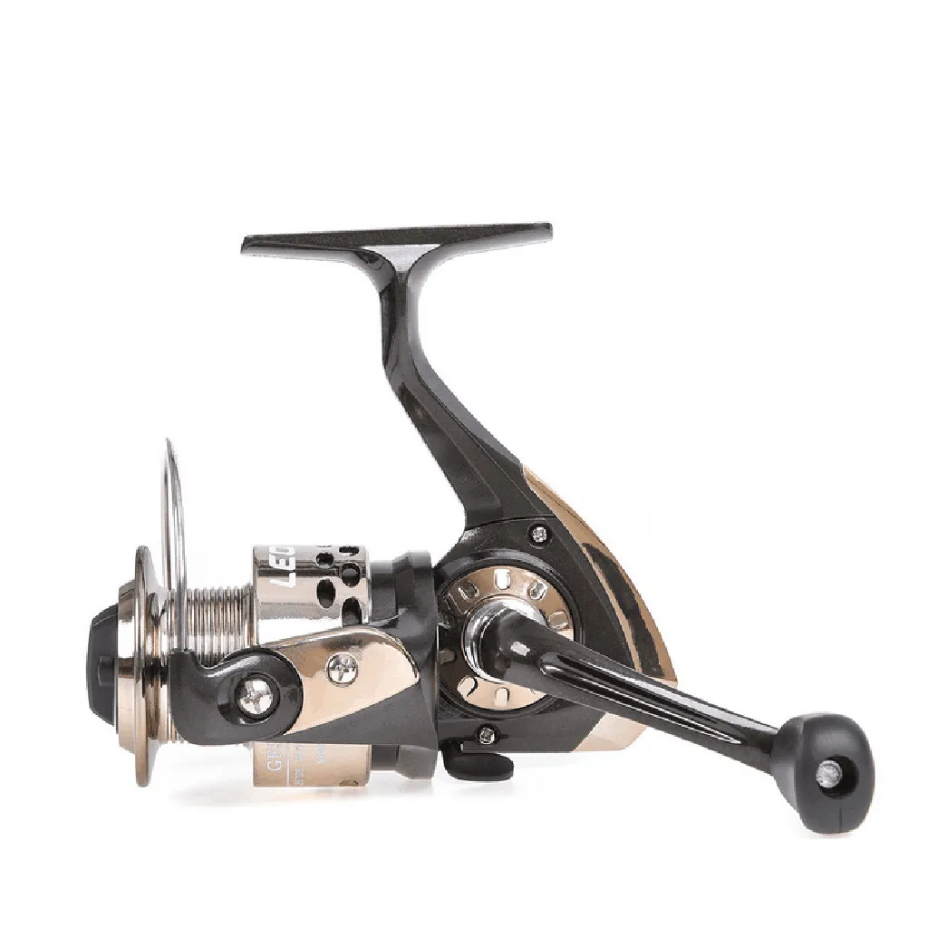 

Spinning Fishing Reel Metal Spool For Freshwater Saltwater Gear ratio: 5.2: 1 high quality GF2000 #9.06