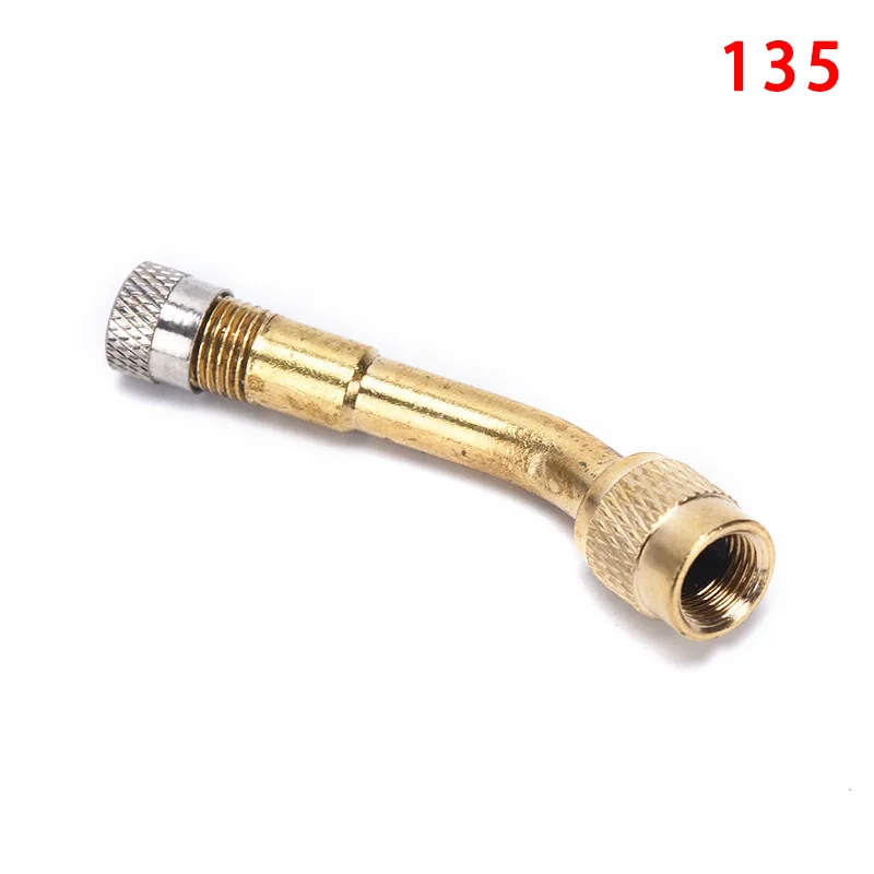 135 1 шт. золото 45/135 DegreeAngle автомобильный мотоцикл воздушный клапан для шин стволовых Удлинительный адаптер Авто Мото шина части для надувания - Цвет: 135