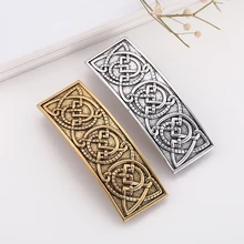 Давапара Викинг Ирландский Узел заколка для волос банты античный элегантный покрытый серебром заколки ручной работы аксессуары для волос заколка для волос ювелирные изделия