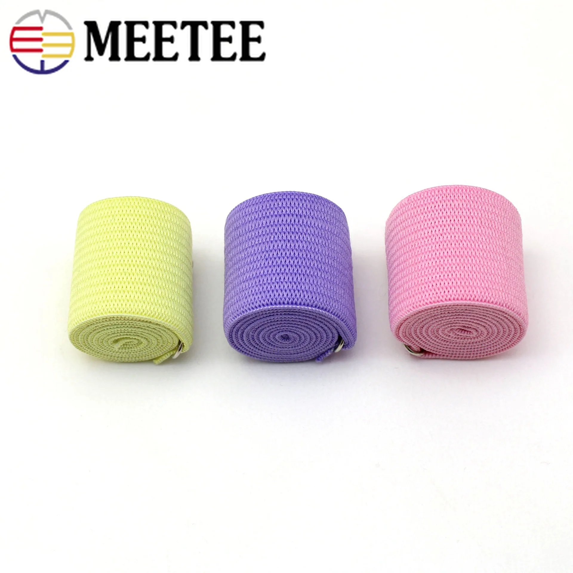 9Meters 25mm Crocheted Elastic Band Soft Skin Rubber Bands Underwear Pant Decor Elastic Webbings DIY Garment Sewing Accessories