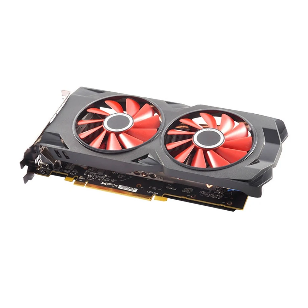 XFX видеокарты RX470 8GB GDDR5 256bit PCI-E 3,0 HDMI DisplayPort DVI-D 2048SPs настольные игровые графические карточки