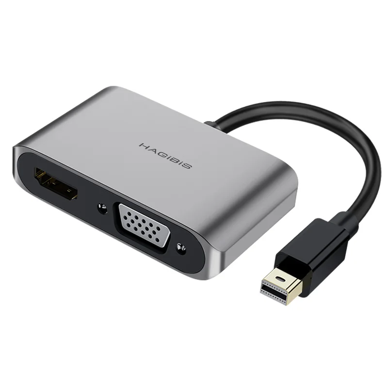 Hagibis Mini DisplayPort to HDMI VGA Adapter Thunderbolt 2 Converter 4K DP Cable for Apple MacBook Air Pro surface Pro Hagibis Mini DisplayPort to HDMI VGA Adapter Thunderbolt 2 Converter 4K DP Cable for Apple MacBook Air Pro surface Pro