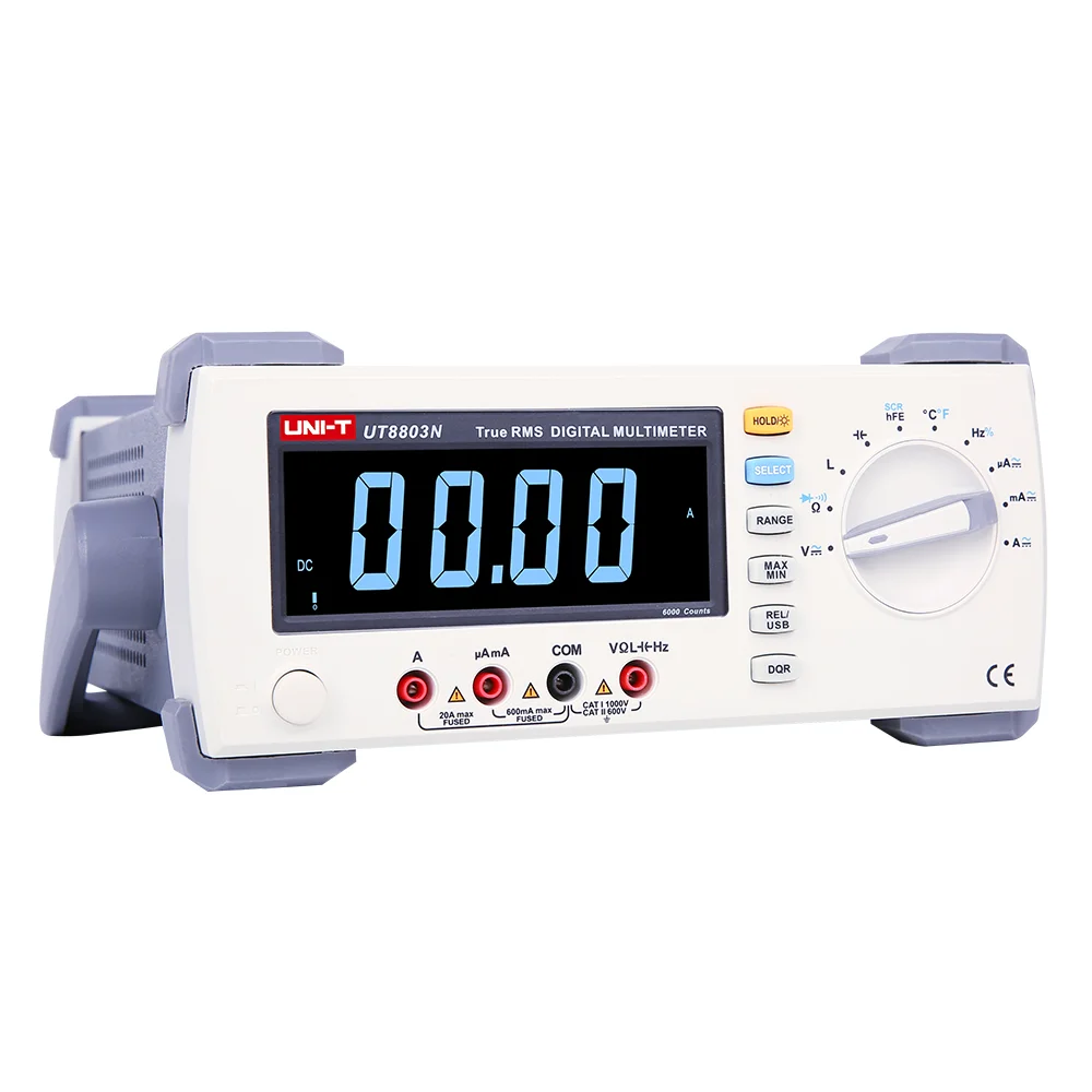 UNI T UT8803N Настольный верхний мультиметр DMM True RMS EBTN DCV/ACV/DCA/ACA Омметр индуктивность