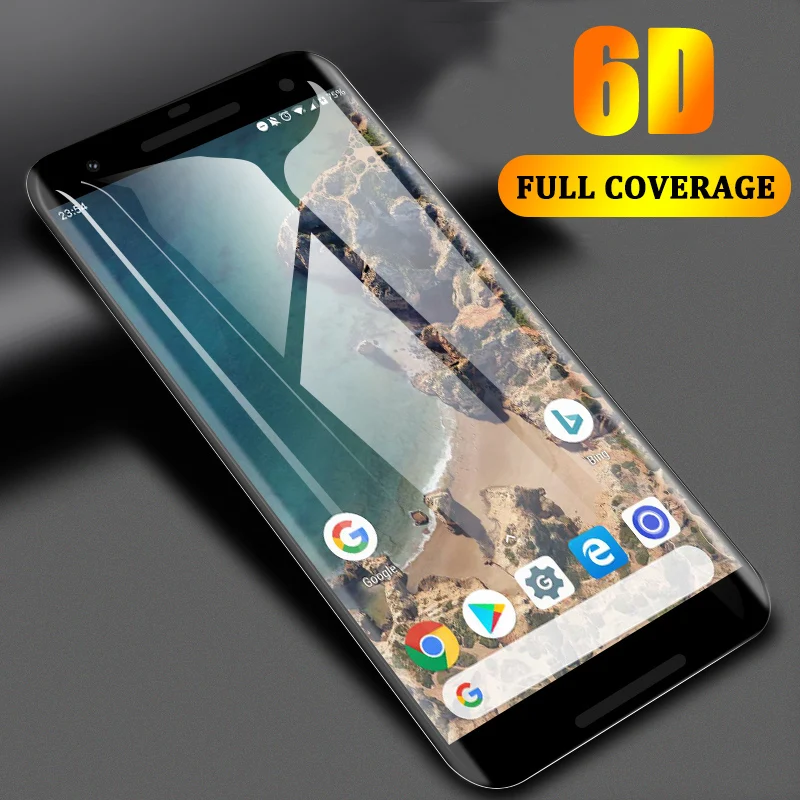 6D полное покрытие из закаленного стекла для Google Pixel 3 3a 2 XL 2XL 3XL 3axL Pixel 2 Pixel 3 Защитная пленка для экрана