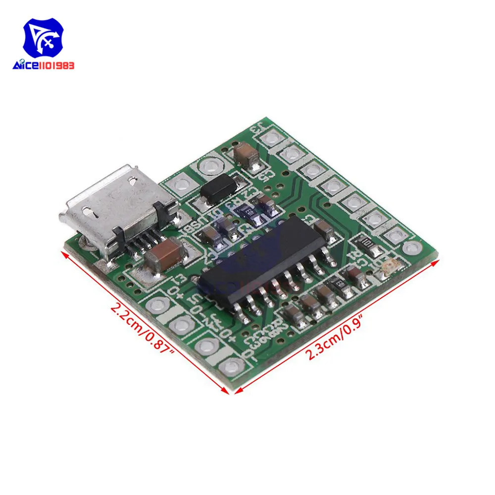 Мини усилитель diymore PAM8403 модуль класса D 2x3 Вт Micro USB Модуль платы усилителя