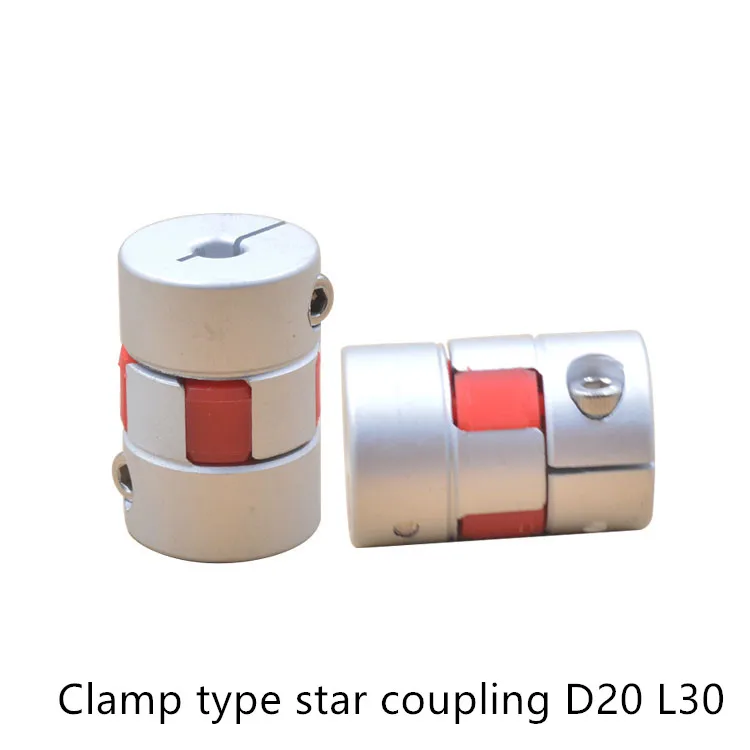 Shaft Coupler Flexible Coupling LINK CNC Motor BF Jaw spider plum D20 L30 6mm 6.35mm 7mm 8mm 10mm
