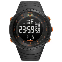SMAEL Men's Outdoor Sports Waterproof LED Digital Watch (ORANGE - 2)