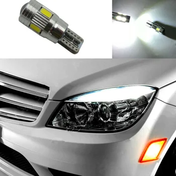 

4pcs 6000K White 10LED Light Lamp CANbus Error Free For Mercedes-Benz W204 Car LED Bulbs Car Headlight Fog Lamp