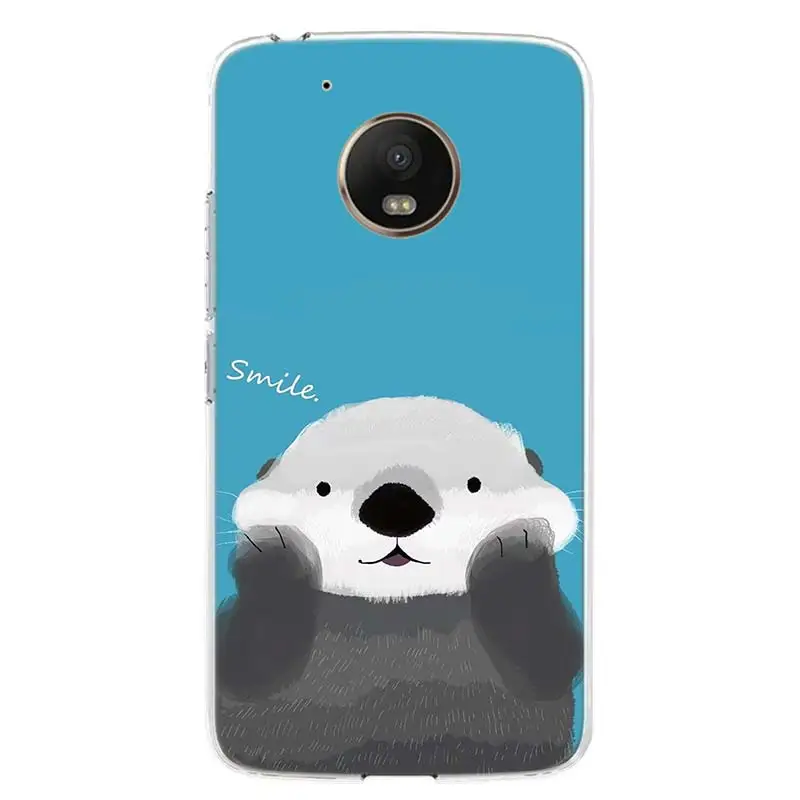 TW101-5 Совершенно яркий чехол для телефона с изображением кота медведя для Motorola Moto G7 G6 G5S G5 E4 Plus G4 E5 Play power, Европейский подарок, чехол с рисунком - Цвет: TW101-5
