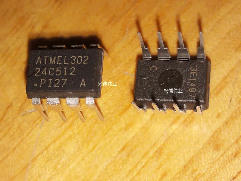 2 шт./AT24C512-10PI-2.7 AT24C512-10PU-2.7 DIP-8