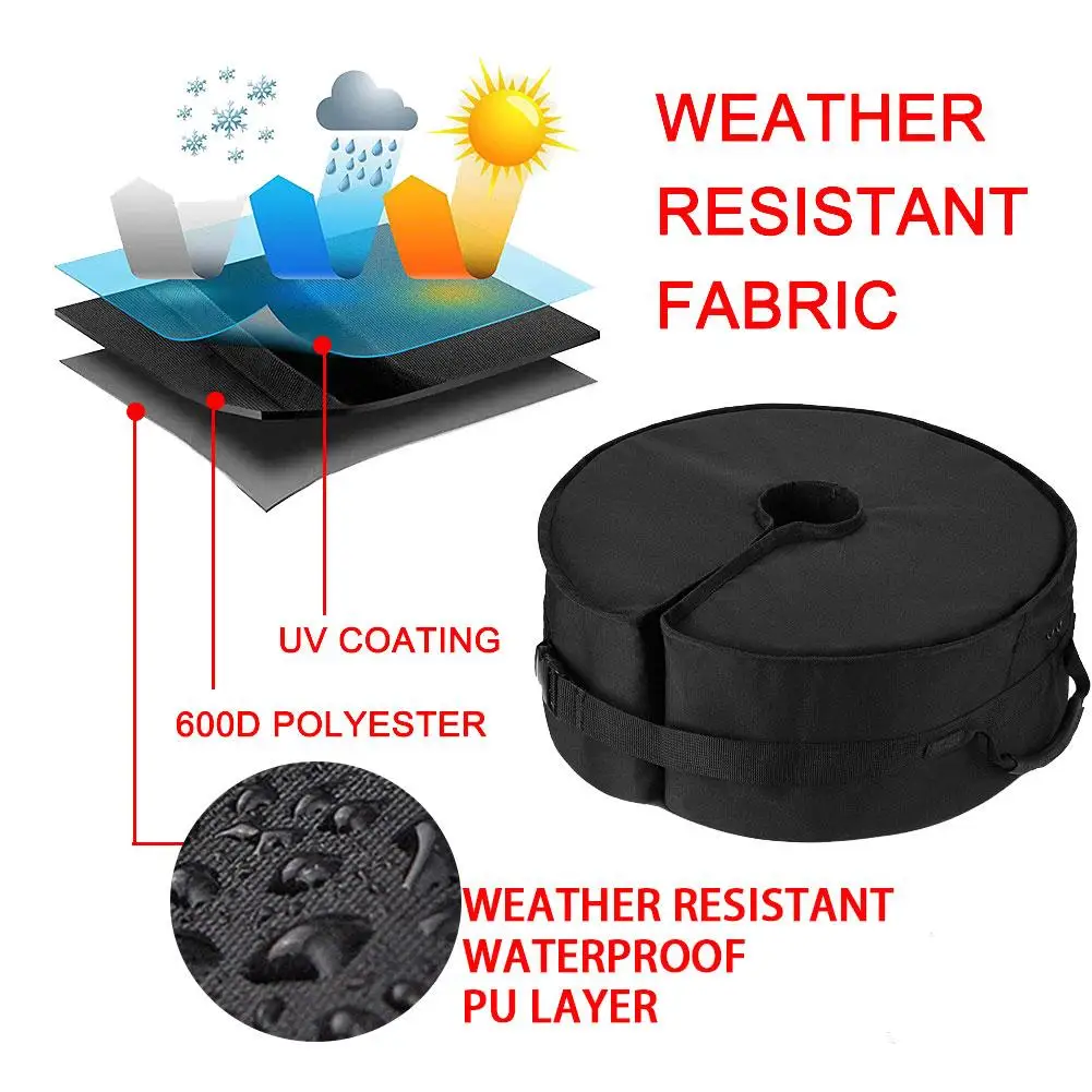 Beach Garden Umbrella Base Weights Bag Cloth Pouch Leg Weights For Pop Up Canopy Tent Parasol Consolidate The Outdoor Umbrella