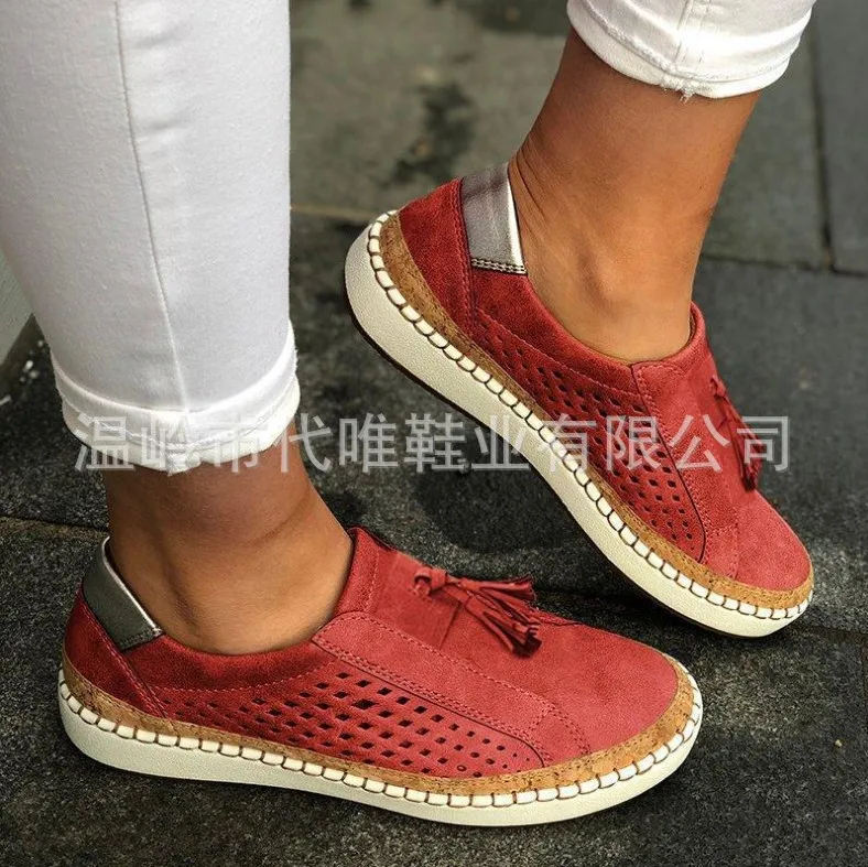 

Large Size Couples Canvas Shoes Lace-up Foot Covering Slip-on Double Color Stripes End Joint Tassels Low Top Shoes