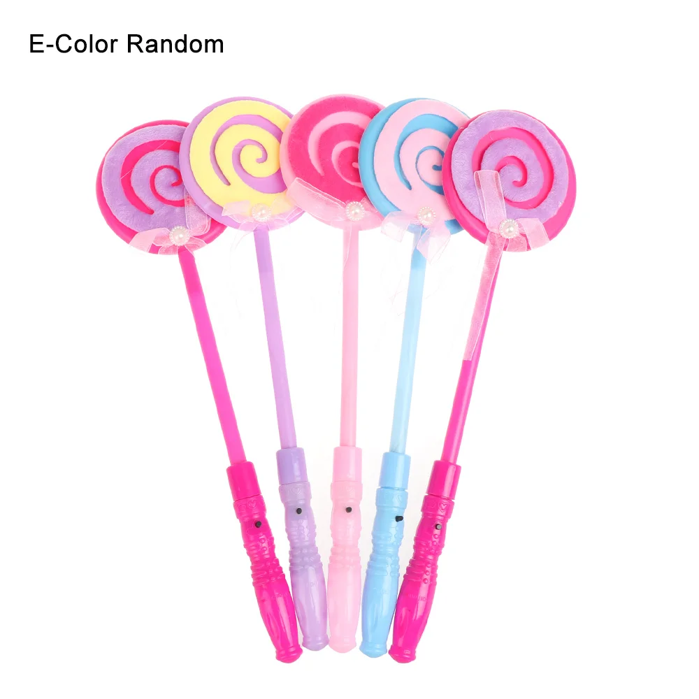 E-Color Random 1 шт., Рождественский, год, детский светодиодный светящийся светильник, светящаяся палка, электронные яркие светящиеся игрушки, вечерние концертные реквизиты - Цвет: E-Color Random