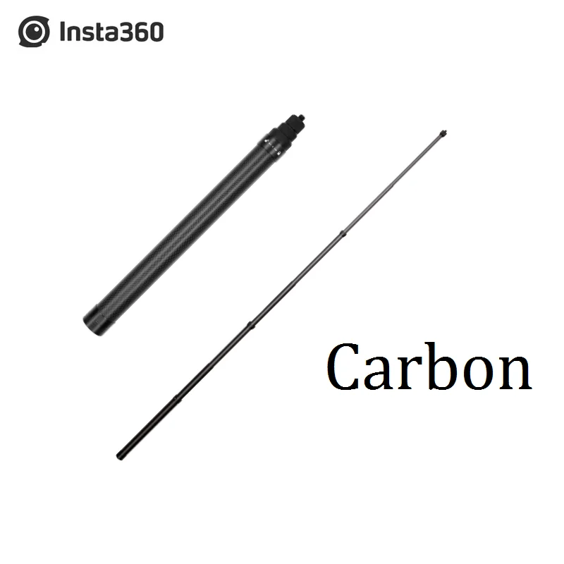 

Insta360 Carbon Fiber Selfie Stick 1/4 Screw Port Insta 360 Invisible Selfie Stick for Insta360 ONE X /EVO Accessories