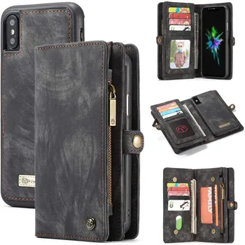 

CaseMe Card & ID Holder Wallets With Detachable Ultra-thin TPU Phone Case For iPhone 12/12pro/12ProMax iPhone 11/11Pro/11Promax