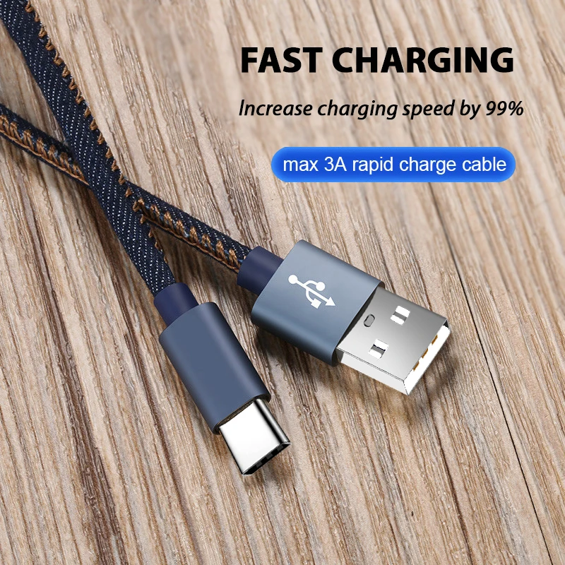 Кабель usb type-C хорошего качества 3A для Xiaomi Redmi Note 7 USB-C, быстрая зарядка для мобильных телефонов, кабель type-C для samsung Galaxy S9 S8 Plus S10
