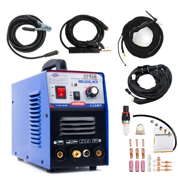 Buy CT418 Tig Cut Mma 3 In 1 Plasma Cutter 40A Inverter CT312 Semi Automatic Welding Machine 160A TIG ARC Argon Welder Equipment